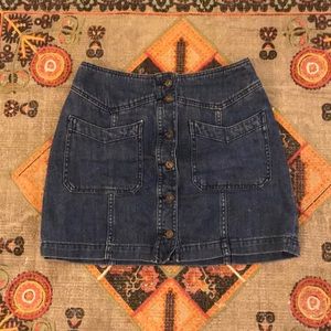 Free People Denim Skirt